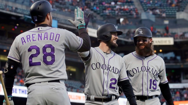 Nolan Arenado David Dahl Charlie Blackmon