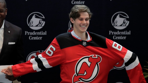 Devils' Jack Hughes stays hot, 'represents' N.J. in OT win over