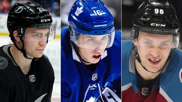 Point, Marner, Rantanen, Getty Images Point, Marner, Rantanen