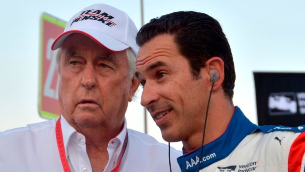 Roger Penske, Helio Castroneves, The Canadian Press Roger Penske, Helio Castroneves