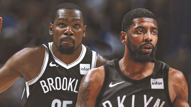 Kevin Durant and Kyrie Irving 