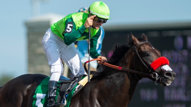 One Bad Boy and jockey Flavien Prat, The Canadian Press One Bad Boy and jockey Flavien Prat
