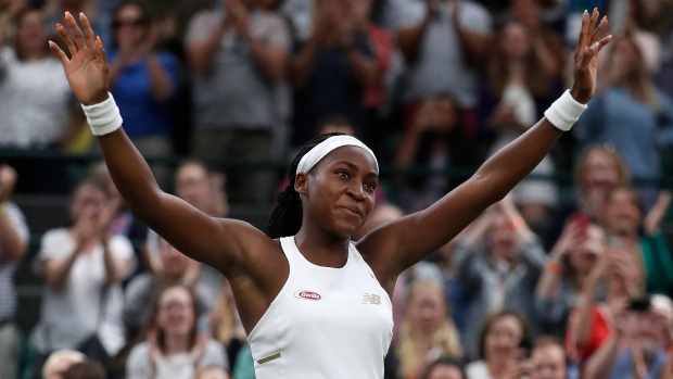 Coco Gauff, The Canadian Press Coco Gauff