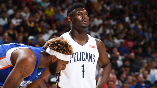 Zion Williamson, Garrett Ellwood/NBAE via Getty Images Zion Williamson