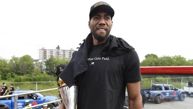 Kawhi Leonard, The Canadian Press Kawhi Leonard