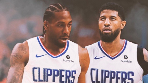 Kawhi Leonard and Paul George 