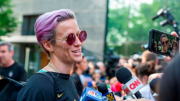 Megan Rapinoe, The Canadian Press Megan Rapinoe