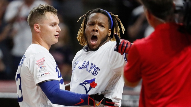 Joc Pederson and Vladimir Guerrero Jr