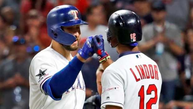 Joey Gallo Francisco Lindor, The Canadian Press Joey Gallo Francisco Lindor
