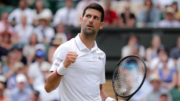 Novak Djokovic, The Canadian Press Novak Djokovic