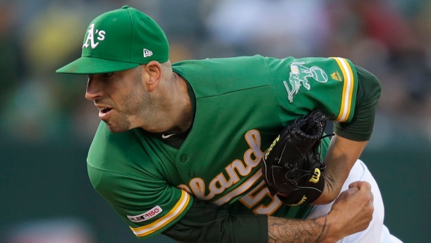 Mike Fiers , The Canadian Press Mike Fiers