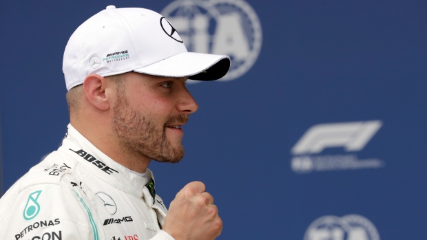 Valtteri Bottas, The Canadian Press Valtteri Bottas