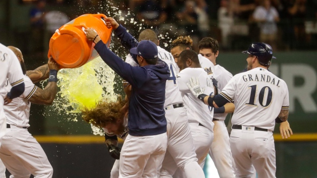 Milwaukee Brewers celebrate 