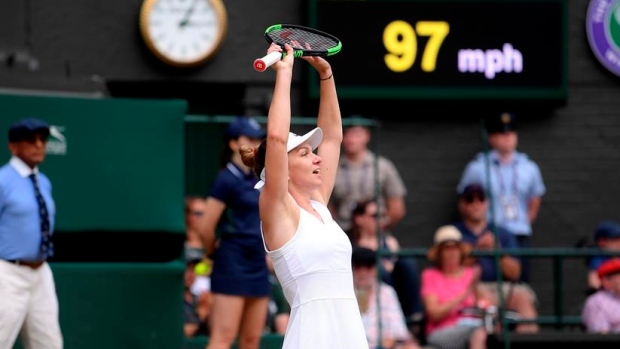 Simona Halep, The Canadian Press Simona Halep