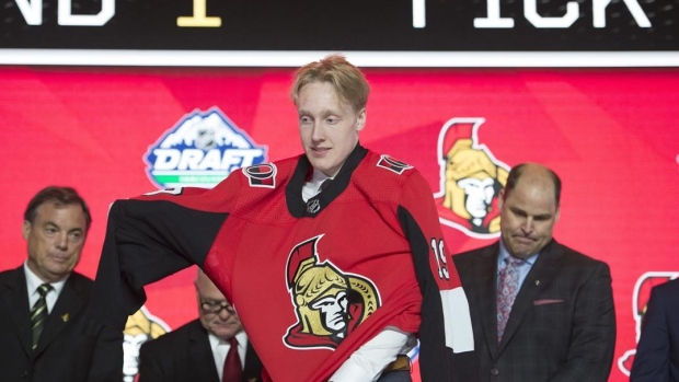 Senators ink 2019 first-rounder Lassi Thomson to entry-level contract Article Image 0, The Canadian Press Senators ink 2019 first-rounder Lassi Thomson to entry-level contract Article Image 0
