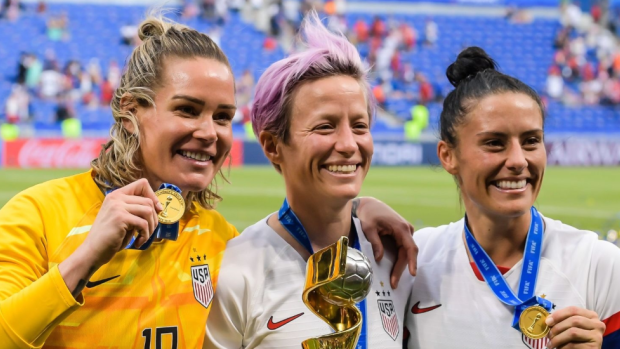 Ashlyn Harris, Megan Rapinoe, Ali Krieger