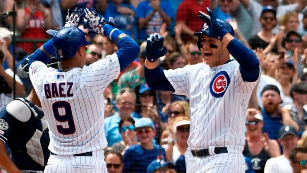 Javier Baez and Anthony Rizzo