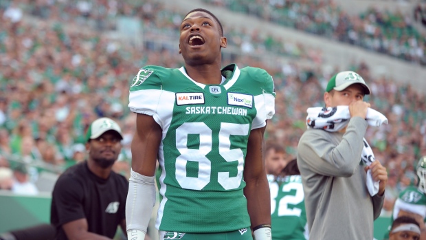 Saskatchewan Roughriders WR Kyran Moore has tryout with Giants - TSN.ca