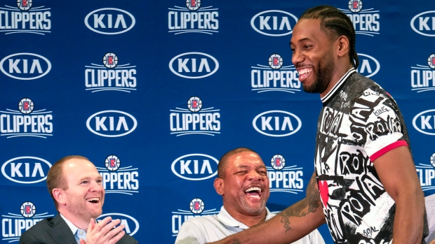 Kawhi Leonard , The Canadian Press Kawhi Leonard