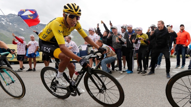 Egan Bernal , The Canadian Press Egan Bernal