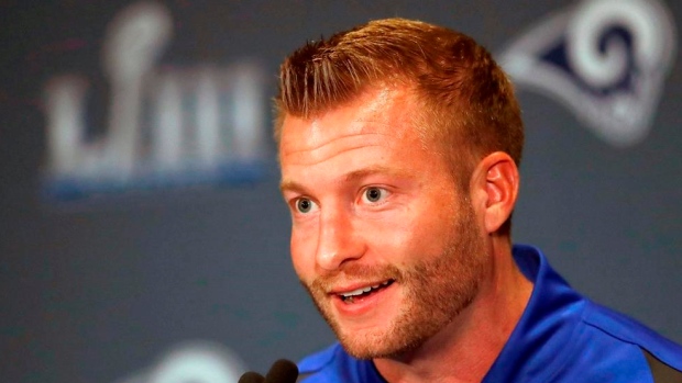 Sean McVay , The Canadian Press Sean McVay