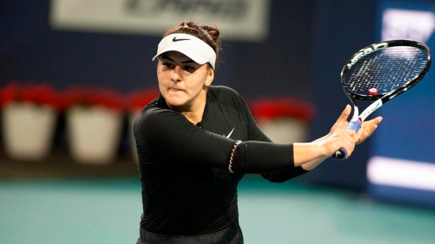 Bianca Andreescu, The Canadian Press Bianca Andreescu