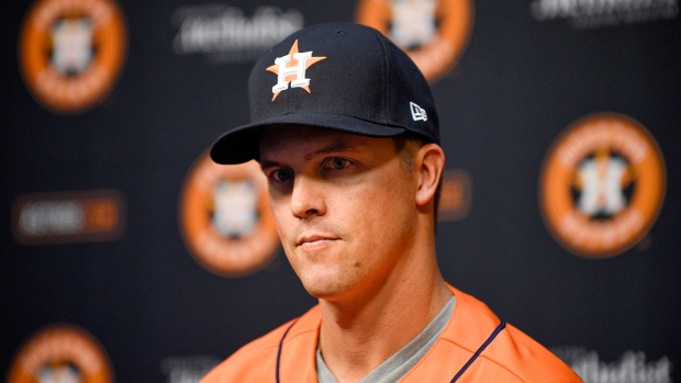 Zack Greinke, The Canadian Press Zack Greinke