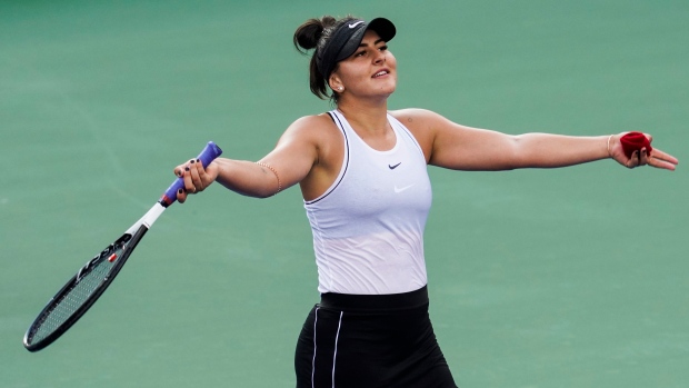 Bianca Andreescu, The Canadian Press Bianca Andreescu