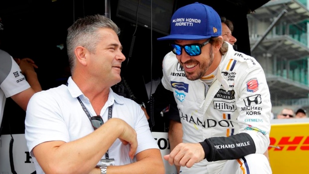 Gil de Ferran Fernando Alonso, The Canadian Press Gil de Ferran Fernando Alonso