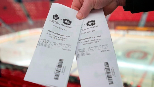 Montreal Canadiens tickets, The Canadian Press Montreal Canadiens tickets