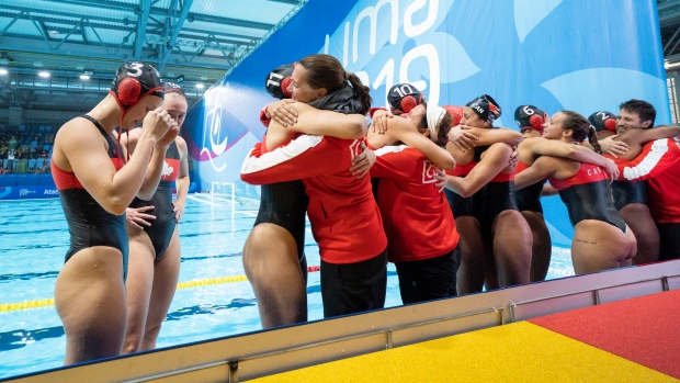 Canadian women's water polo team, The Canadian Press Canadian women's water polo team