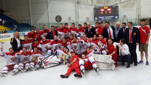 Team Russia wins Hlinka Gretzky Cup