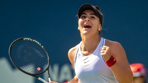 Bianca Andreescu, The Canadian Press Bianca Andreescu