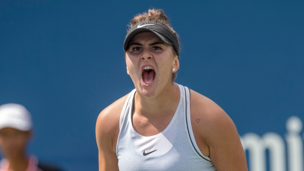 Bianca Andreescu, The Canadian Press Bianca Andreescu
