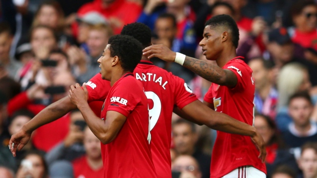 Manchester United Celebrate , The Canadian Press Manchester United Celebrate