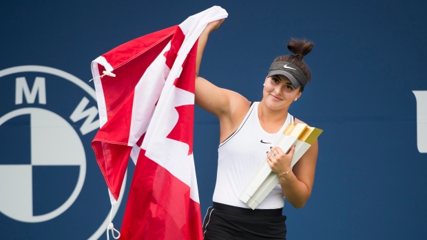 Bianca Andreescu, The Canadian Press Bianca Andreescu