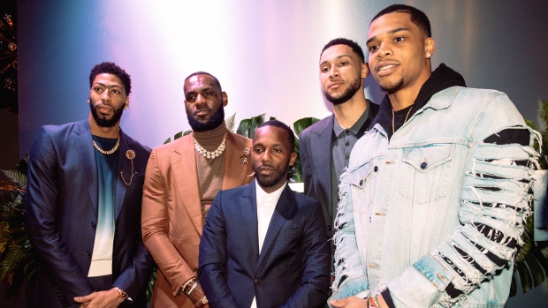 Anthony Davis, LeBron James, Rich Paul, Ben Simmons, and Miles Bridges, Dominique Oliveto/Getty Images for Klutch Sports Group 2019 All Star Weekend Anthony Davis, LeBron James, Rich Paul, Ben Simmons, and Miles Bridges