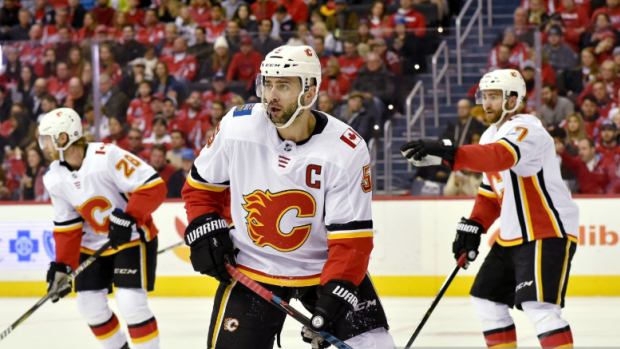 Former Flames captain Mark Giordano scores in return to Calgary