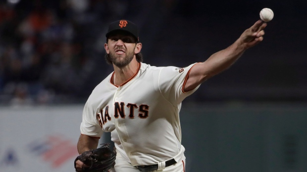Madison Bumgarner, The Canadian Press Madison Bumgarner