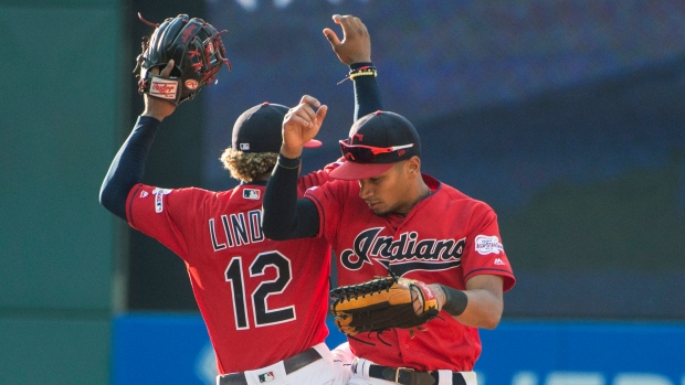 Francisco Lindor and Oscar Mercado