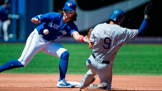 Bo Bichette and Isiah Kiner-Falefa , The Canadian Press Bo Bichette and Isiah Kiner-Falefa