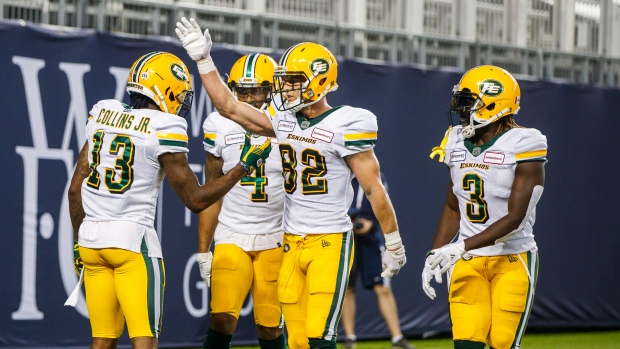Eskimos, Harris dominate Argos' secondary in win - TSN