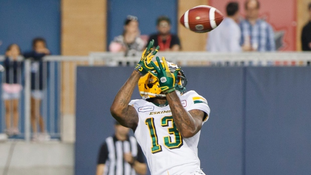 CFL: Edmonton Eskimos' new No. 13 Ricky Colins Jr. early league