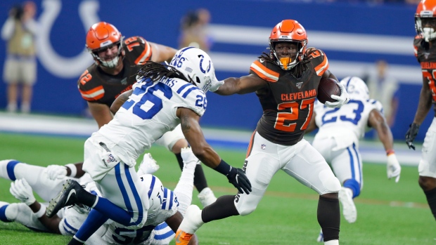 Kareem Hunt, The Canadian Press Kareem Hunt
