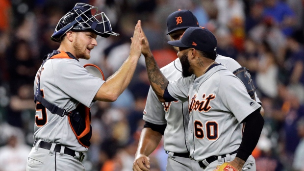 Detroit Tigers celebrate