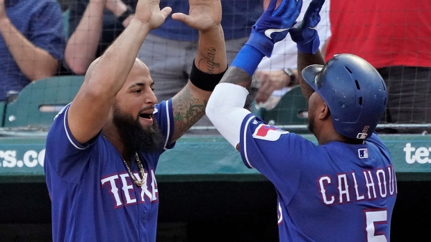 Rougned Odor Willie Calhoun, The Canadian Press Rougned Odor Willie Calhoun