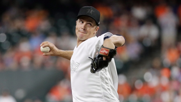 Zack Greinke, The Canadian Press Zack Greinke