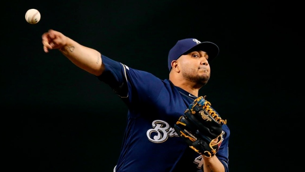 Jhoulys Chacin, The Canadian Press Jhoulys Chacin