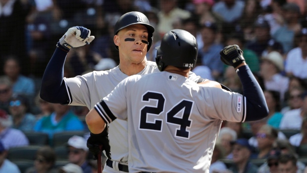Aaron Judge Gary Sanchez, The Canadian Press Aaron Judge Gary Sanchez