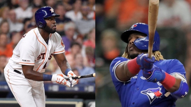 Yordan Alvarez Vladimir Guerrero Jr. , The Canadian Press Yordan Alvarez Vladimir Guerrero Jr.